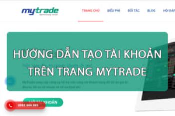 Hướng dẫn mở tài khoản trên trang MyTrade